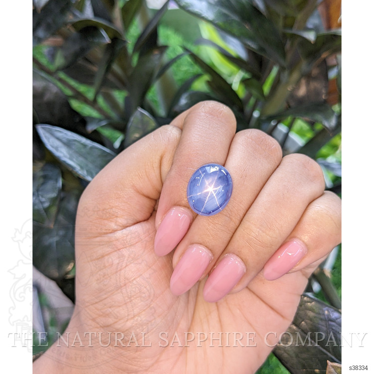 21.10 Ct. Blue Star Sapphire from Ceylon (Sri Lanka)