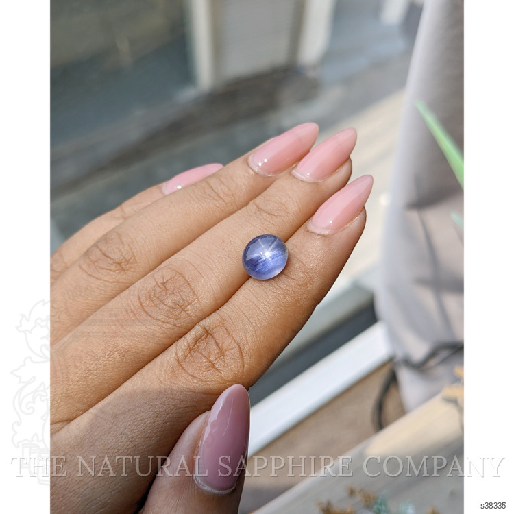 6.07 Ct. Blue Star Sapphire from Ceylon (Sri Lanka)