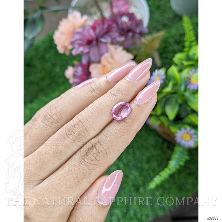 3.01 Ct. Purplish Pink Sapphire from Ceylon (Sri Lanka)