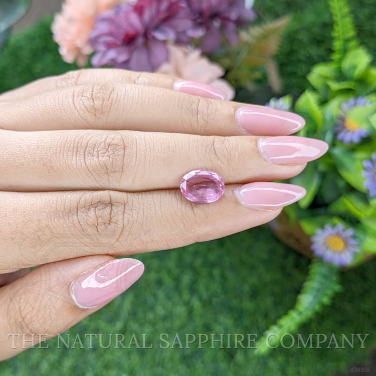 3.01 Ct. Purplish Pink Sapphire from Ceylon (Sri Lanka)