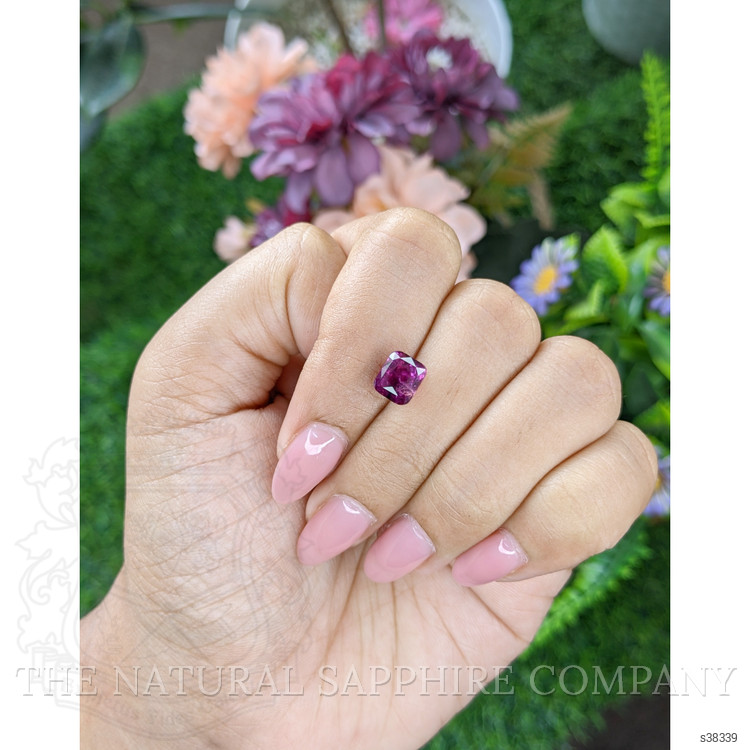 2.64 Ct. Purplish Pink Sapphire from Ceylon (Sri Lanka)