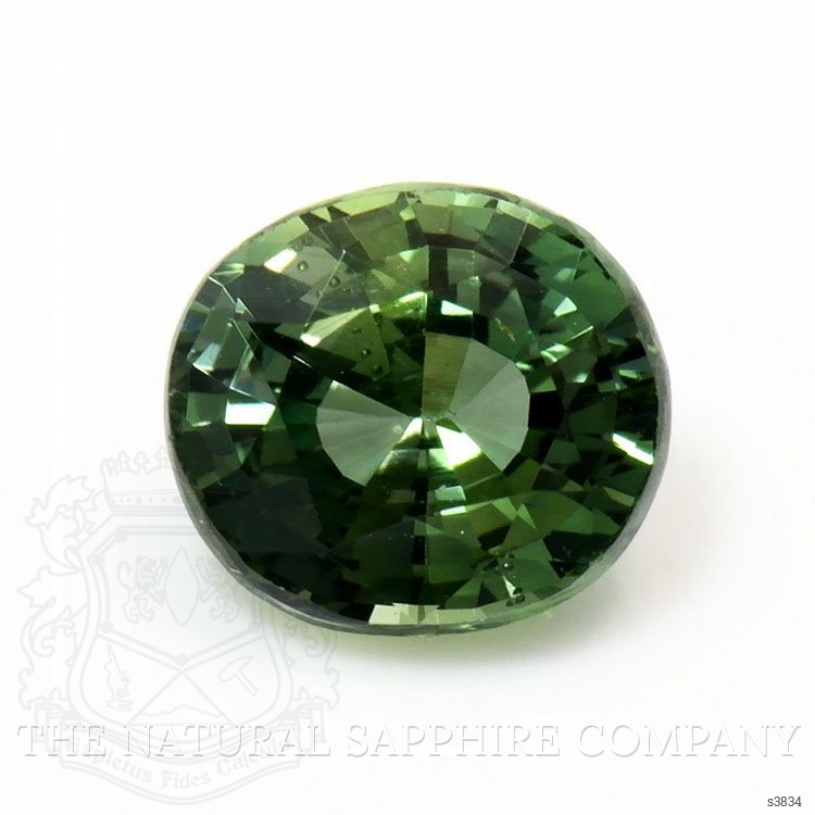 0.92 Ct. Bluish Green Sapphire from Ceylon (Sri Lanka)