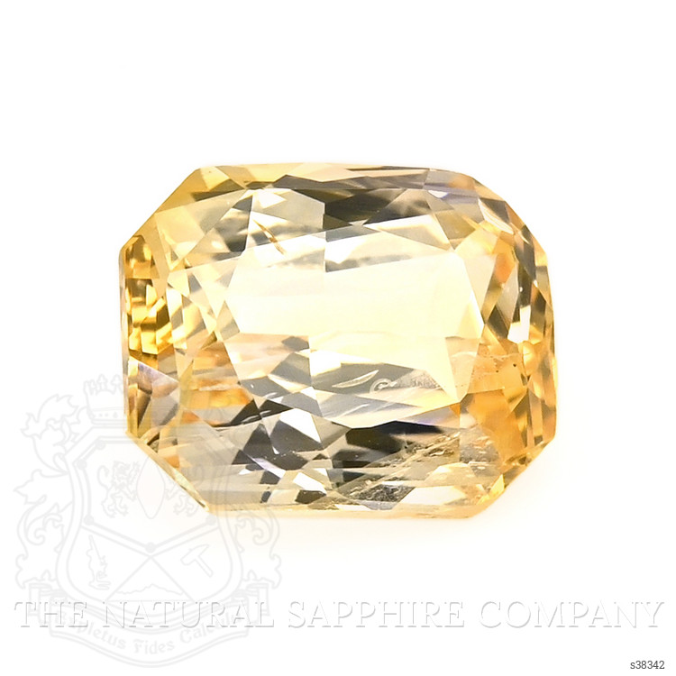 2.17 Ct. Orangish Yellow Sapphire from Ceylon (Sri Lanka)