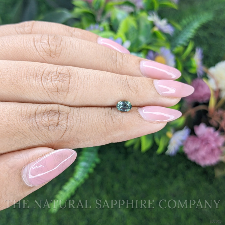 0.78 Ct. Bluish Green Sapphire from Tanzania