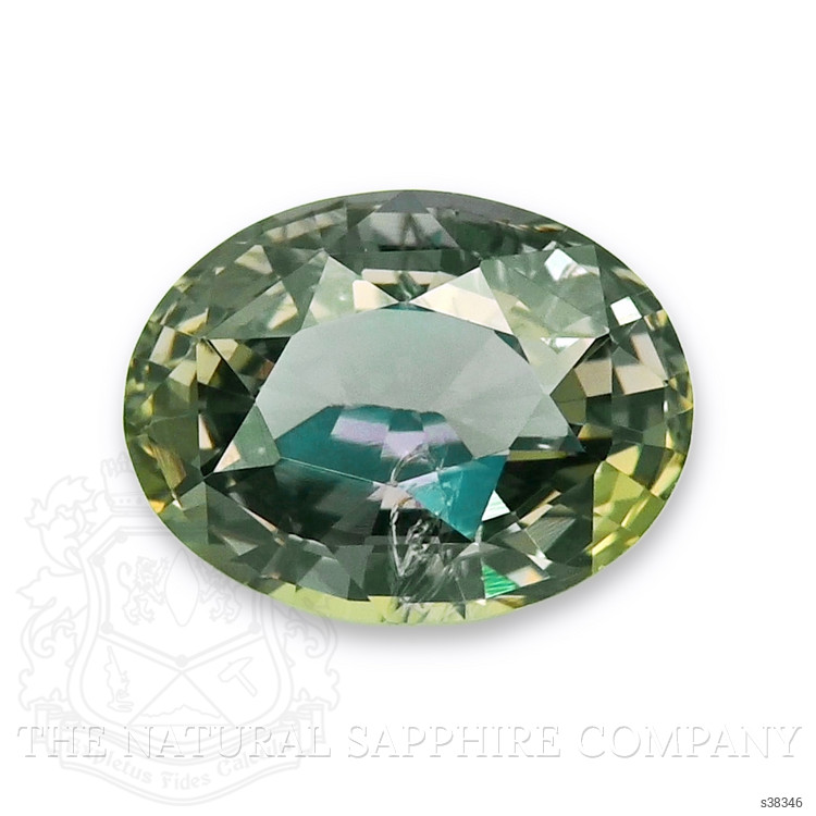 1.12 Ct. Yellowish Green Sapphire from Tanzania