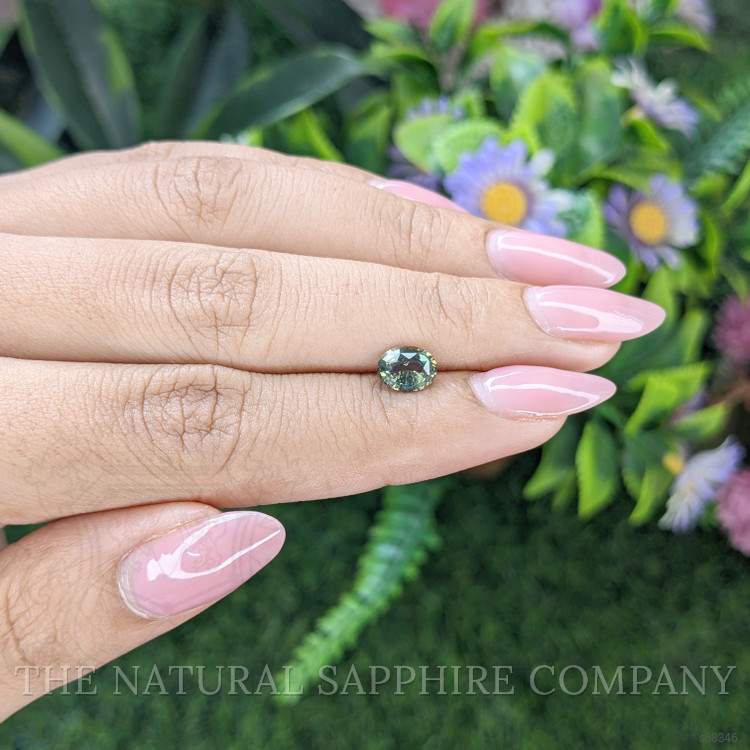 1.12 Ct. Yellowish Green Sapphire from Tanzania