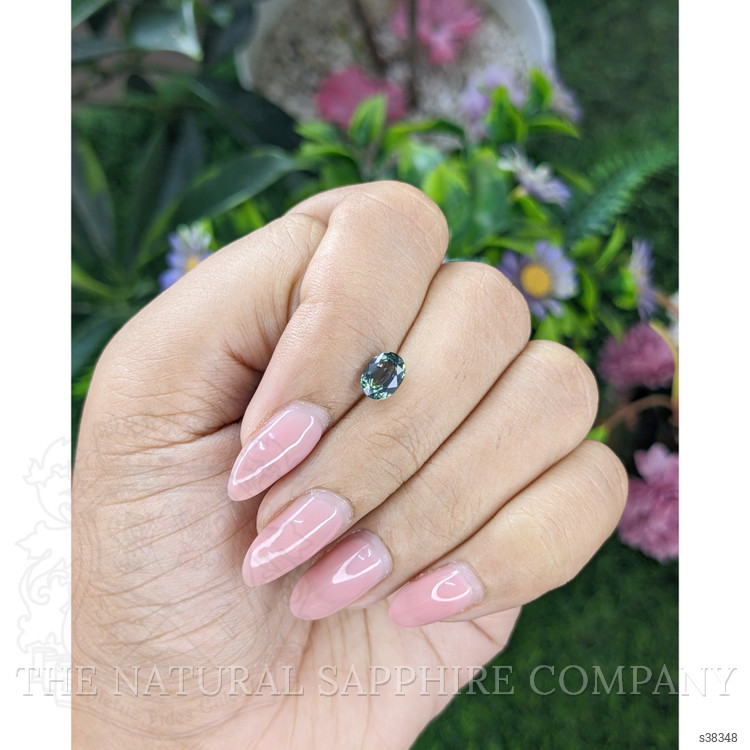 1.19 Ct. Bluish Green Sapphire from Tanzania