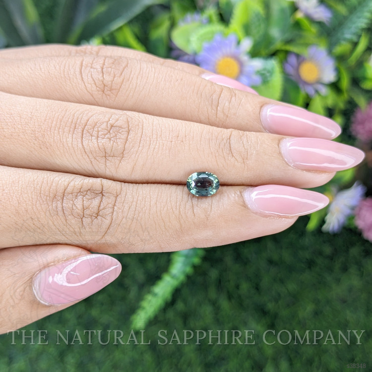 1.19 Ct. Bluish Green Sapphire from Tanzania
