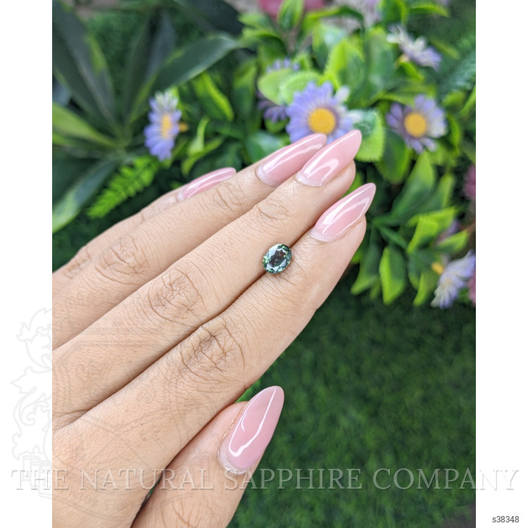 1.19 Ct. Bluish Green Sapphire from Tanzania