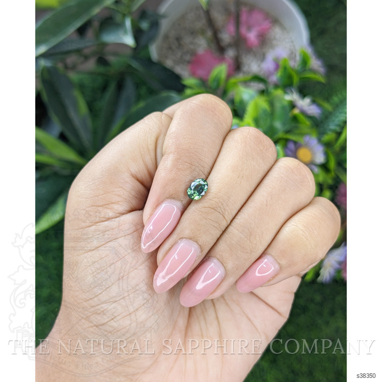 1.02 Ct. Bluish Green Sapphire from Tanzania