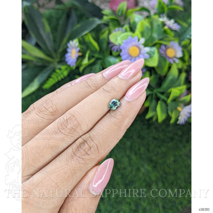 1.02 Ct. Bluish Green Sapphire from Tanzania