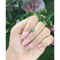 1.17 Ct. Bluish Green Sapphire from Tanzania Life Style
