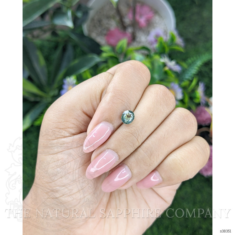 1.17 Ct. Bluish Green Sapphire from Tanzania