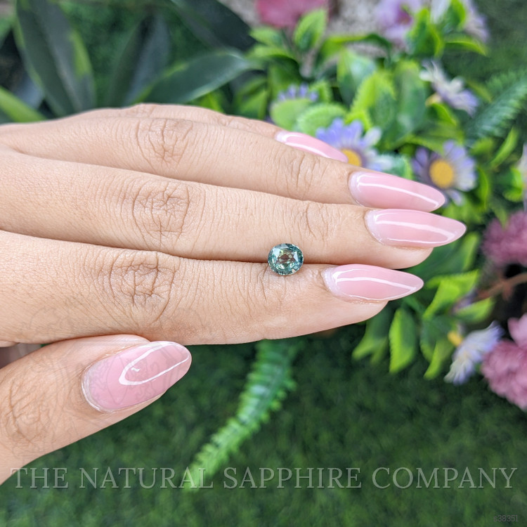 1.17 Ct. Bluish Green Sapphire from Tanzania
