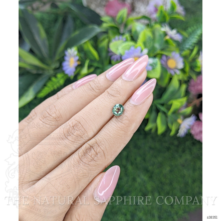 1.17 Ct. Bluish Green Sapphire from Tanzania