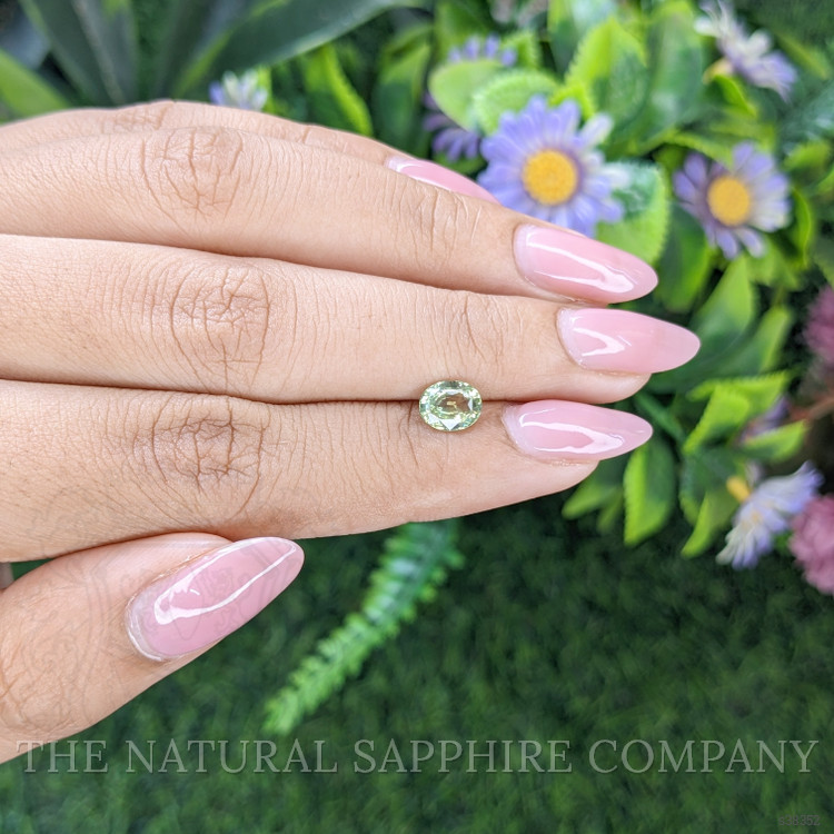 1.13 Ct. Yellowish Green Sapphire from Tanzania