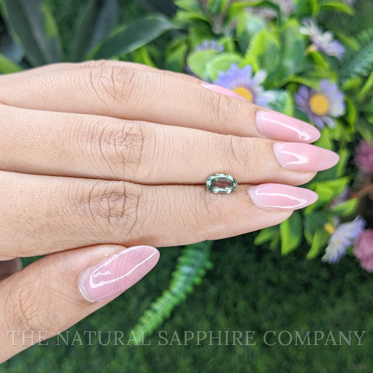 1.01 Ct. Green Sapphire from Tanzania