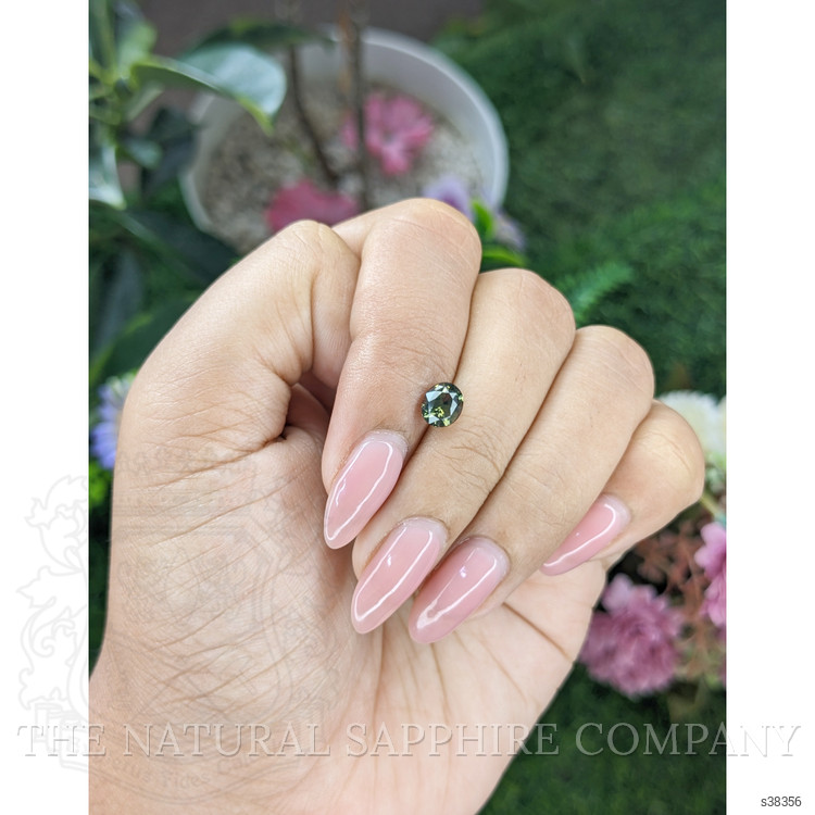 1.15 Ct. Green Sapphire from Tanzania