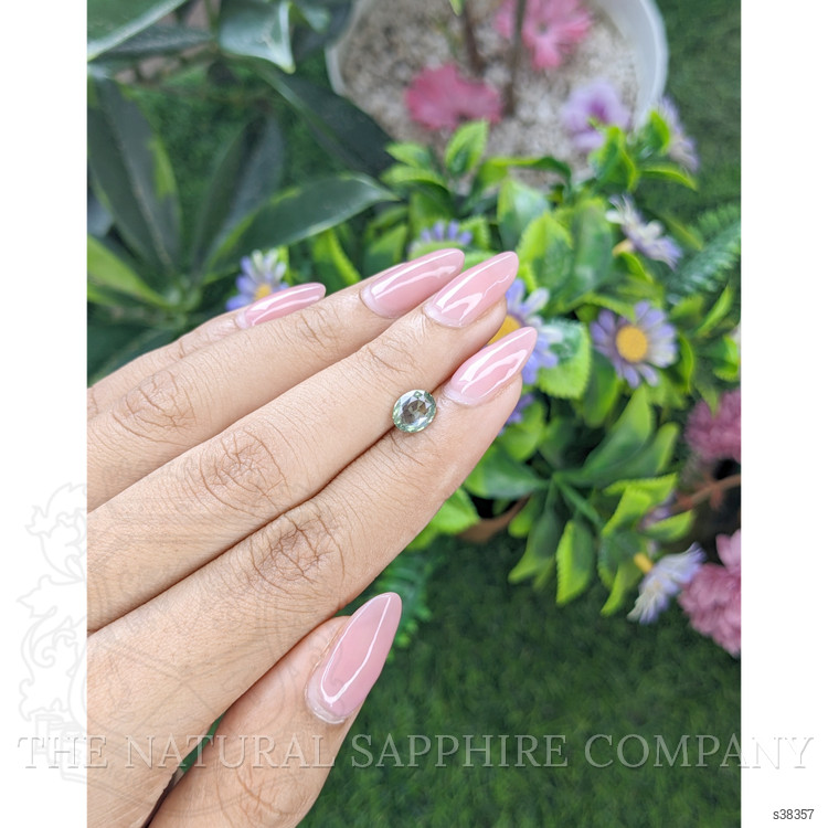 1.12 Ct. Yellowish Green Sapphire from Tanzania