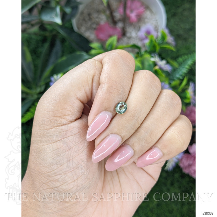 1.04 Ct. Green Sapphire from Tanzania