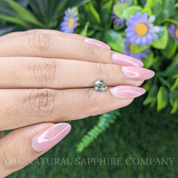 1.04 Ct. Green Sapphire from Tanzania