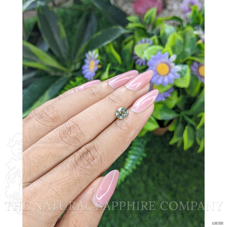 1.04 Ct. Green Sapphire from Tanzania