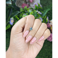 1.11 Ct. Bluish Green Sapphire from Tanzania Life Style