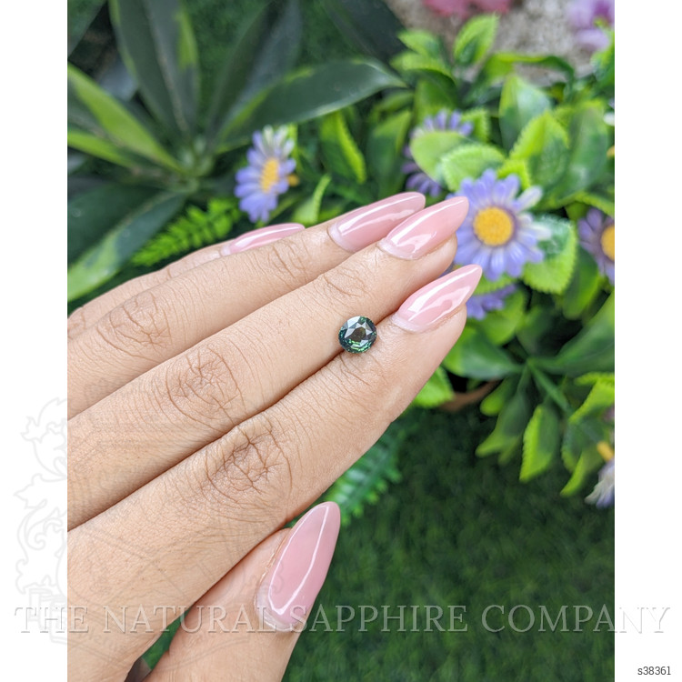 1.13 Ct. Bluish Green Sapphire from Tanzania