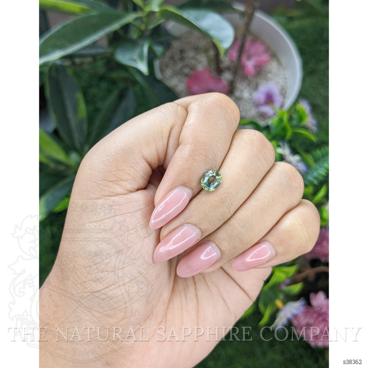 1.27 Ct. Green Sapphire from Tanzania