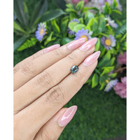 1.01 Ct. Bluish Green Sapphire from Tanzania Life Style