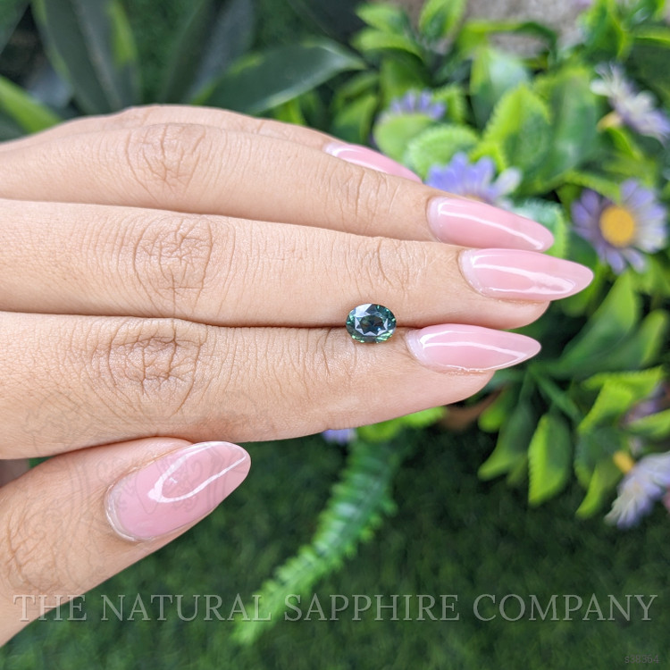 1.16 Ct. Bluish Green Sapphire from Tanzania