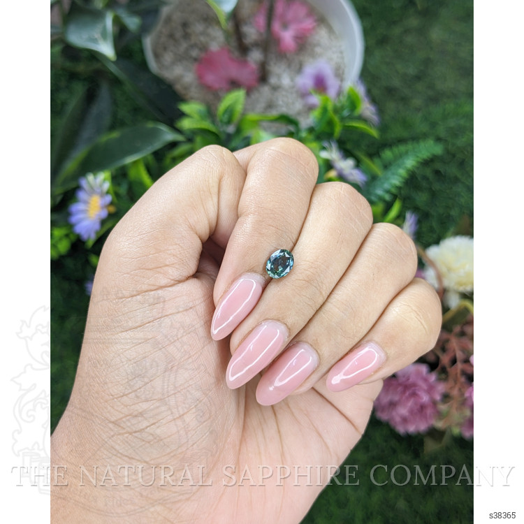 1.10 Ct. Bluish Green Sapphire from Tanzania