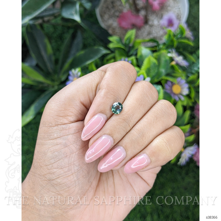1.15 Ct. Green Sapphire from Tanzania