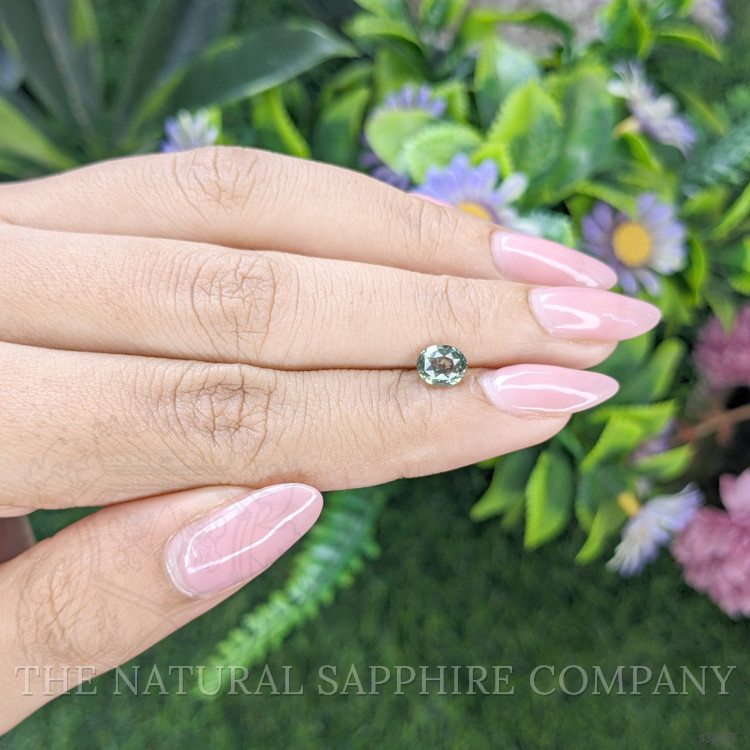 1.04 Ct. Green Sapphire from Tanzania