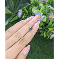 1.24 Ct. Green Sapphire from Tanzania Life Style