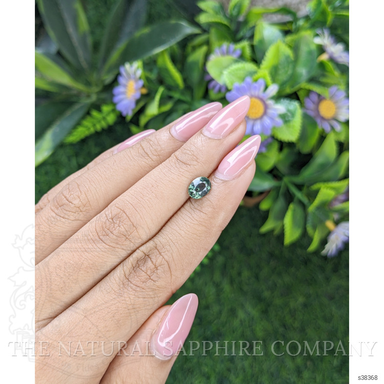 1.24 Ct. Green Sapphire from Tanzania