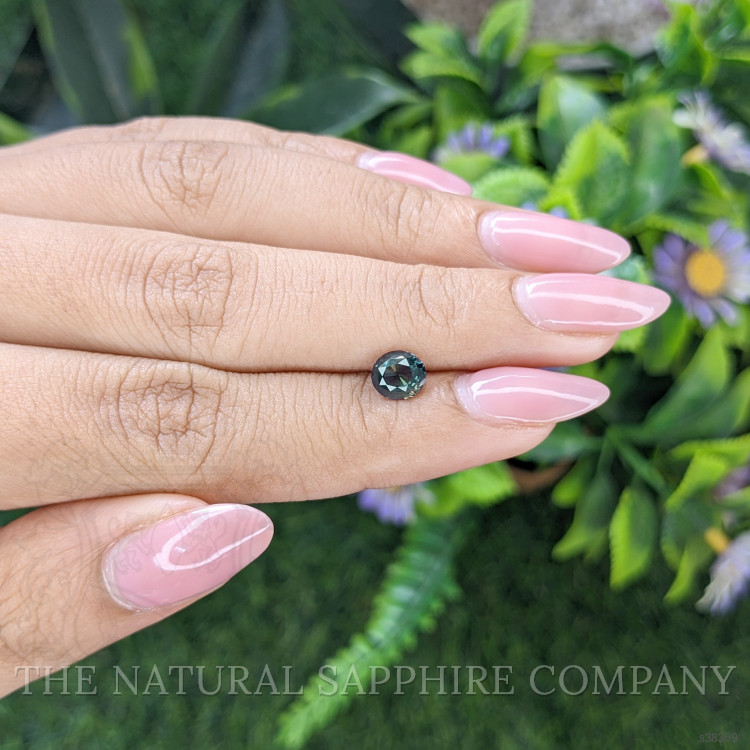 1.11 Ct. Bluish Green Sapphire from Tanzania