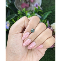 1.08 Ct. Green Sapphire from Tanzania Life Style