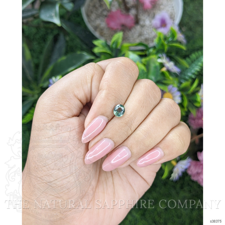 1.25 Ct. Green Sapphire from Tanzania