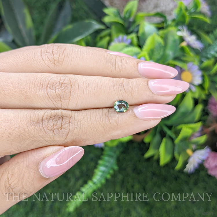 0.84 Ct. Green Sapphire from Tanzania