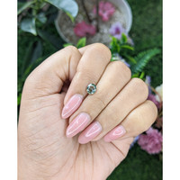 0.86 Ct. Green Sapphire from Tanzania Life Style