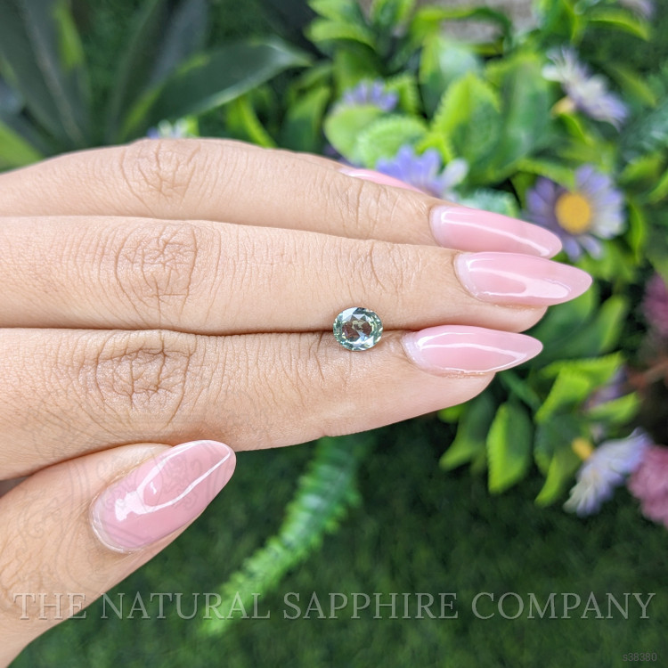 0.86 Ct. Green Sapphire from Tanzania