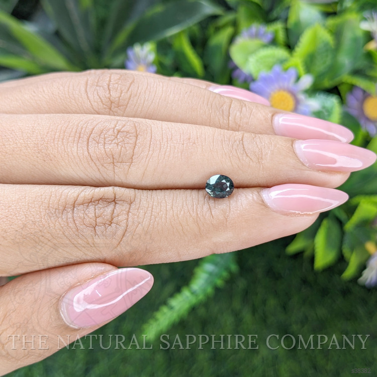 0.93 Ct. Bluish Green Sapphire from Tanzania