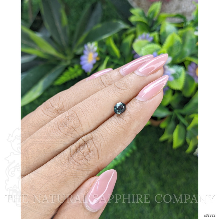 0.93 Ct. Bluish Green Sapphire from Tanzania
