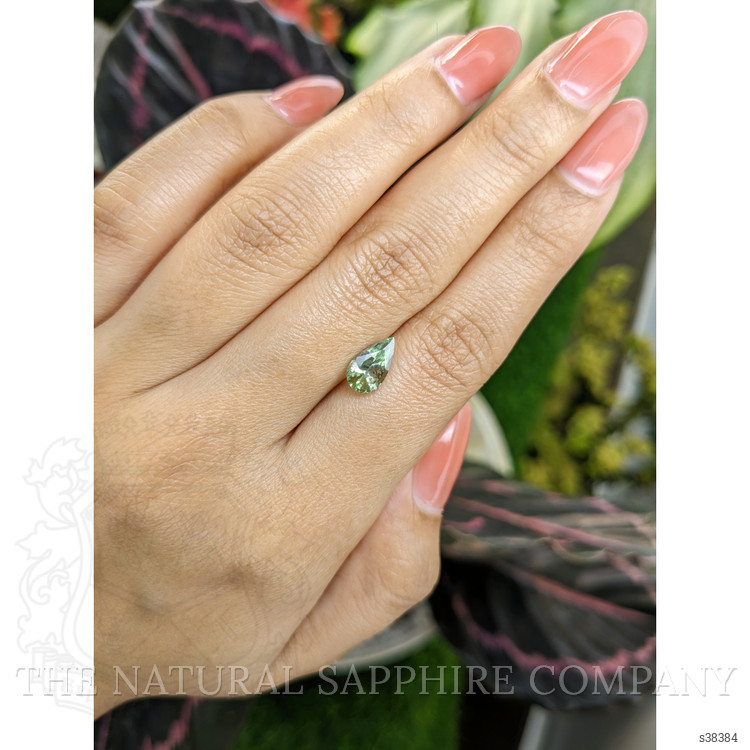 1.58 Ct. Green Sapphire from Montana
