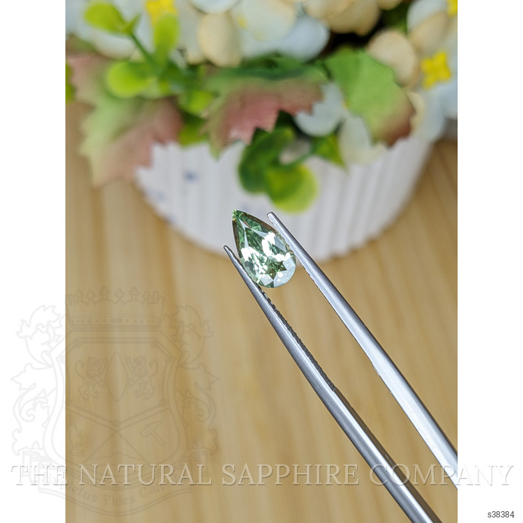 1.58 Ct. Green Sapphire from Montana