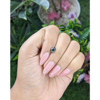 1.00 Ct. Green Sapphire from Tanzania Life Style