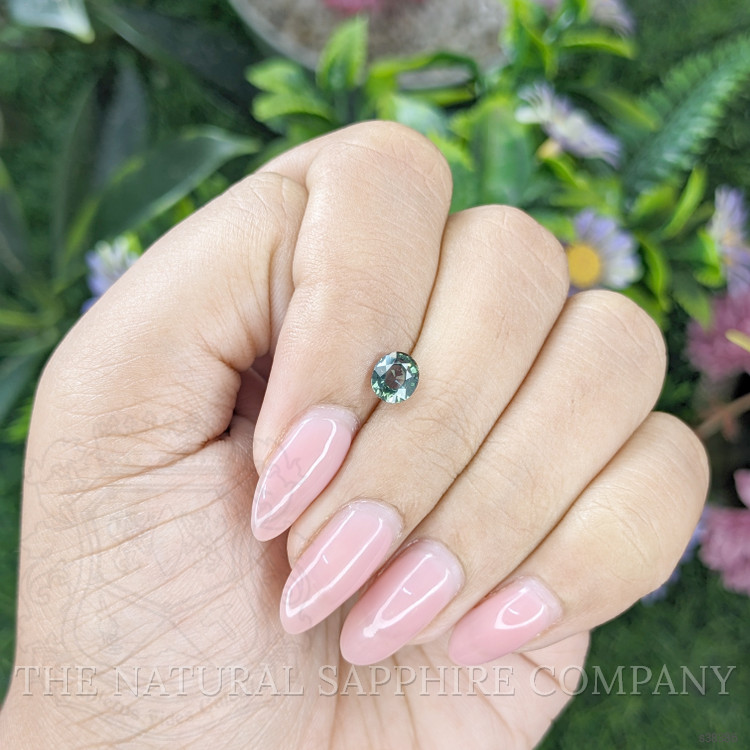 0.83 Ct. Bluish Green Sapphire from Tanzania
