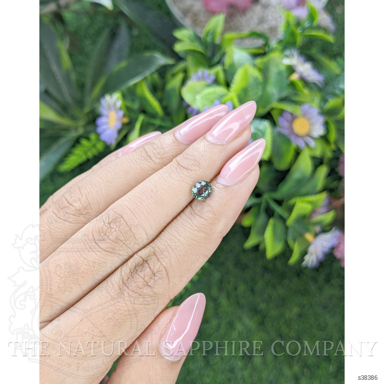 0.83 Ct. Bluish Green Sapphire from Tanzania