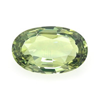0.82 Ct. Yellowish Green Sapphire from Tanzania Video